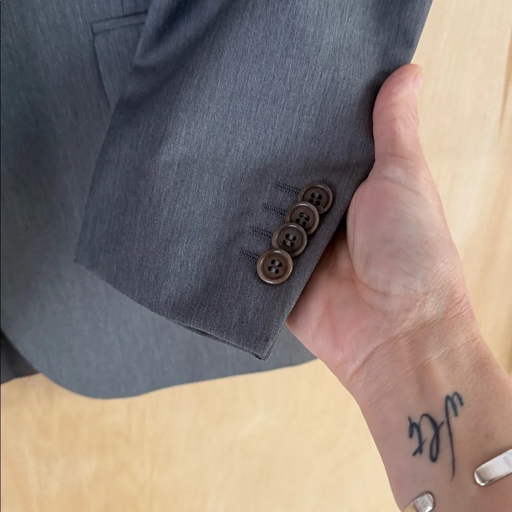 Cerruti 1881 Gray Men's Wool Blazer
